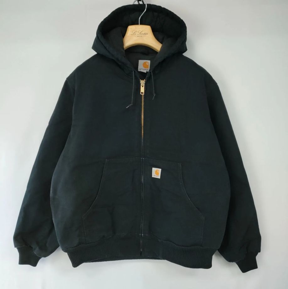 carhartt アクティブジャケット ブラック L 中綿 キルティング
