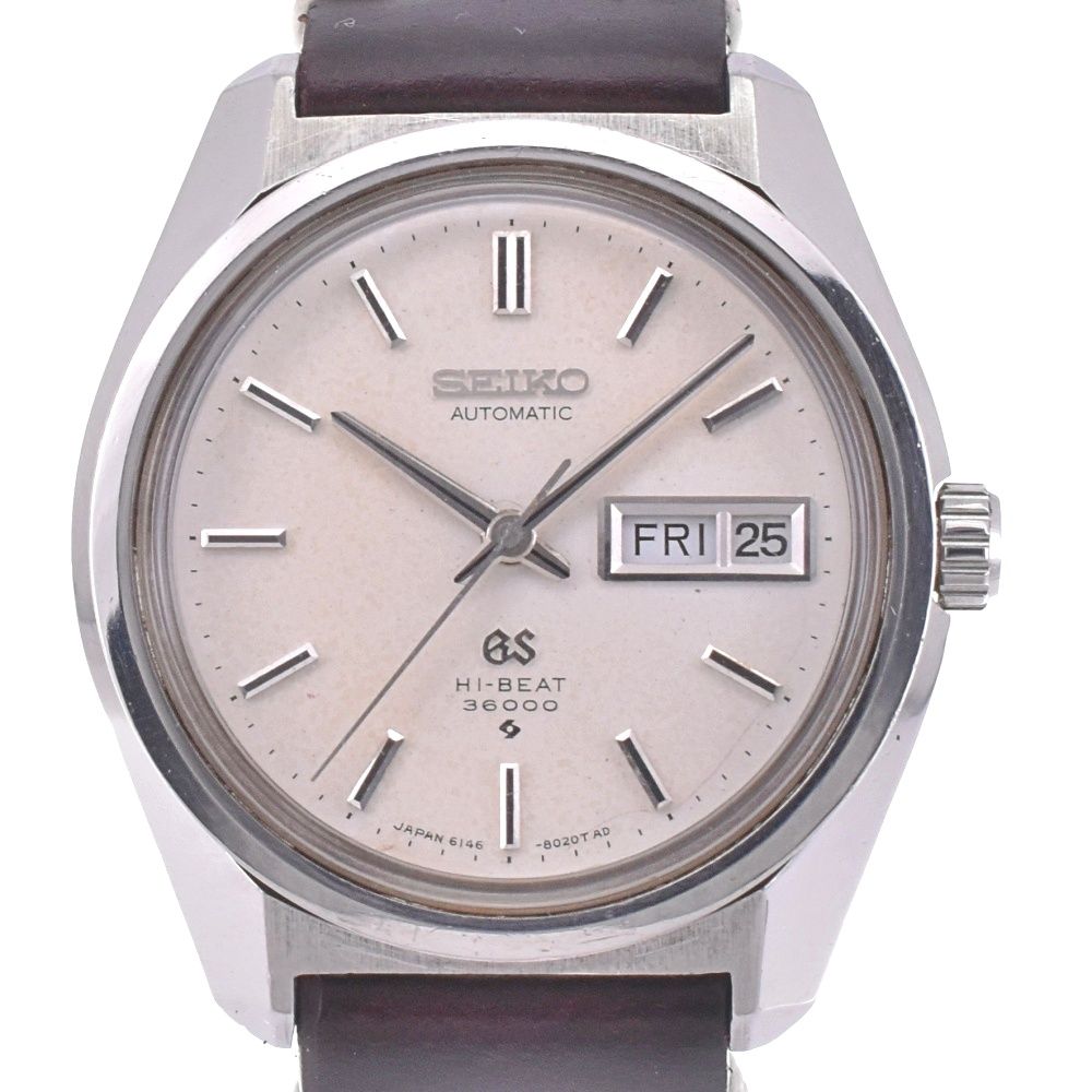 セイコー SEIKO 6146-8000 ヴィンテージ グランドセイコー デイデイト ハイビート36000 自動巻き メンズ L 142604