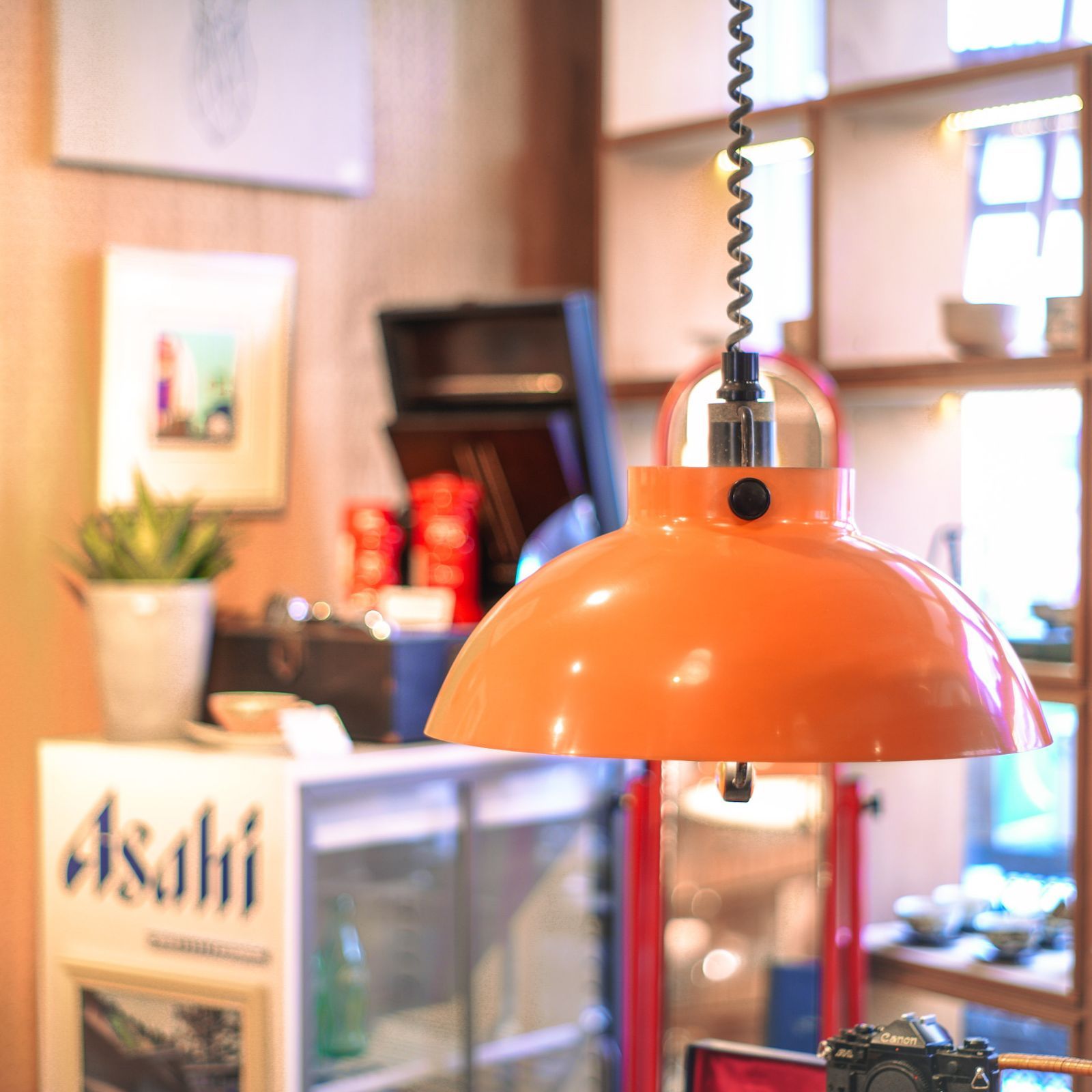 National ペンダントライト - スペースエイジ ミッドセンチュリー ナショナル｜National｜オレンジ｜ペンダントライト｜スペースエイジ