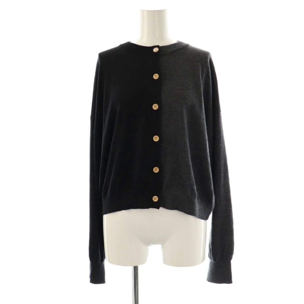 エンフォルド ENFOLD 25AW BICOLOR CARDIGAN カーディガン
