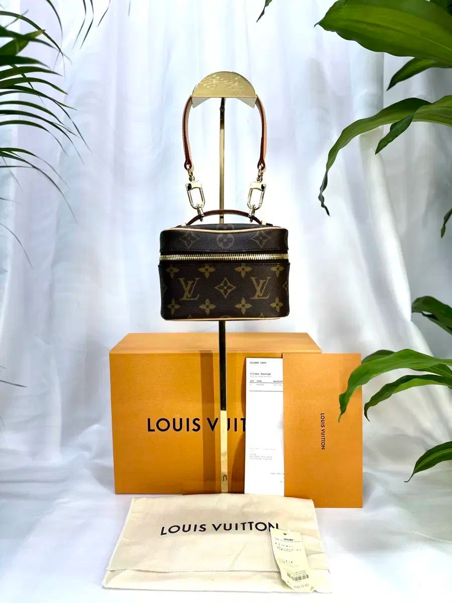付属品完備 Louis Vuitton ルイヴィトン ナイスナノ ポーチ トートバッグ