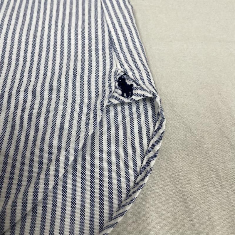 Polo by RALPH LAUREN ポロバイラルフローレン シャツ ブラウス 長袖 長袖 シャツ ブラウス ストライプ 裾ポニーロゴ 刺繍 ワンポイント サイズ41-84 SIROKUMA-CORPORATION_COM