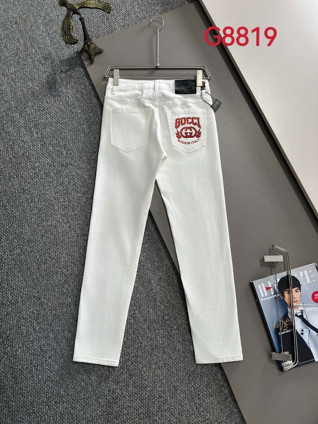 今日 Gucci 2025 シーズンレス スリムフィット ジーンズ