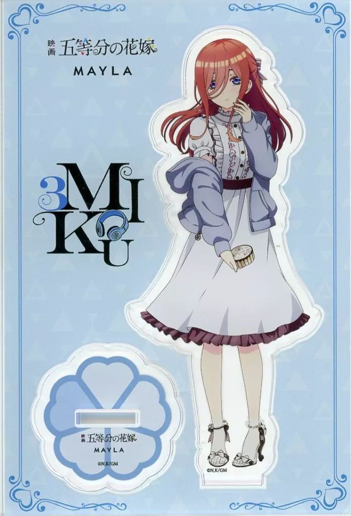 中古アクリルスタンド・アクリルパネル 中野三玖 アクリルスタンド