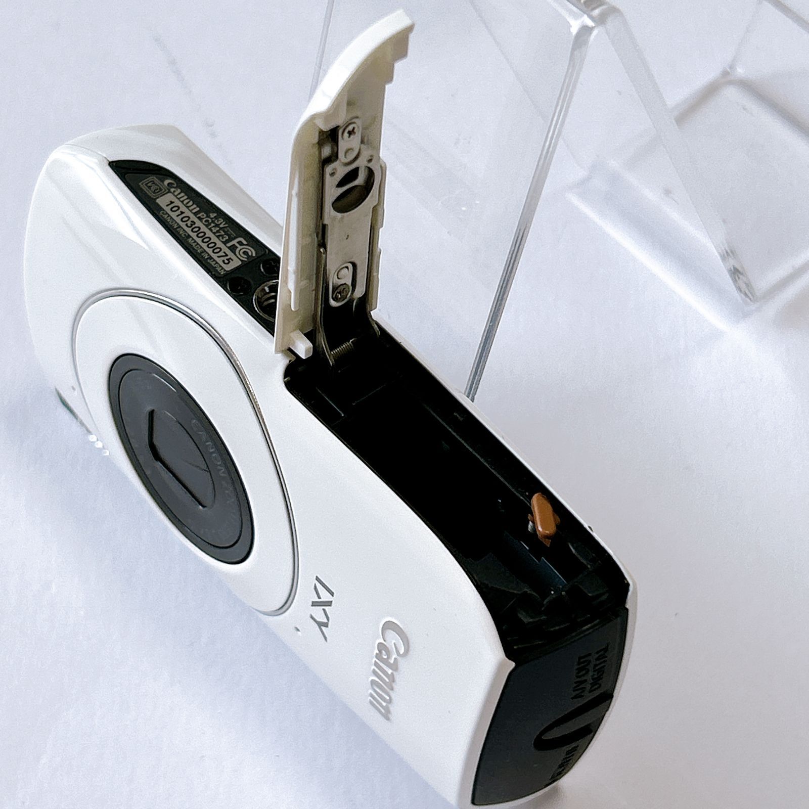 キャノン IXY 30S ホワイト デジカメ デジタルカメラ PC1473 充電器