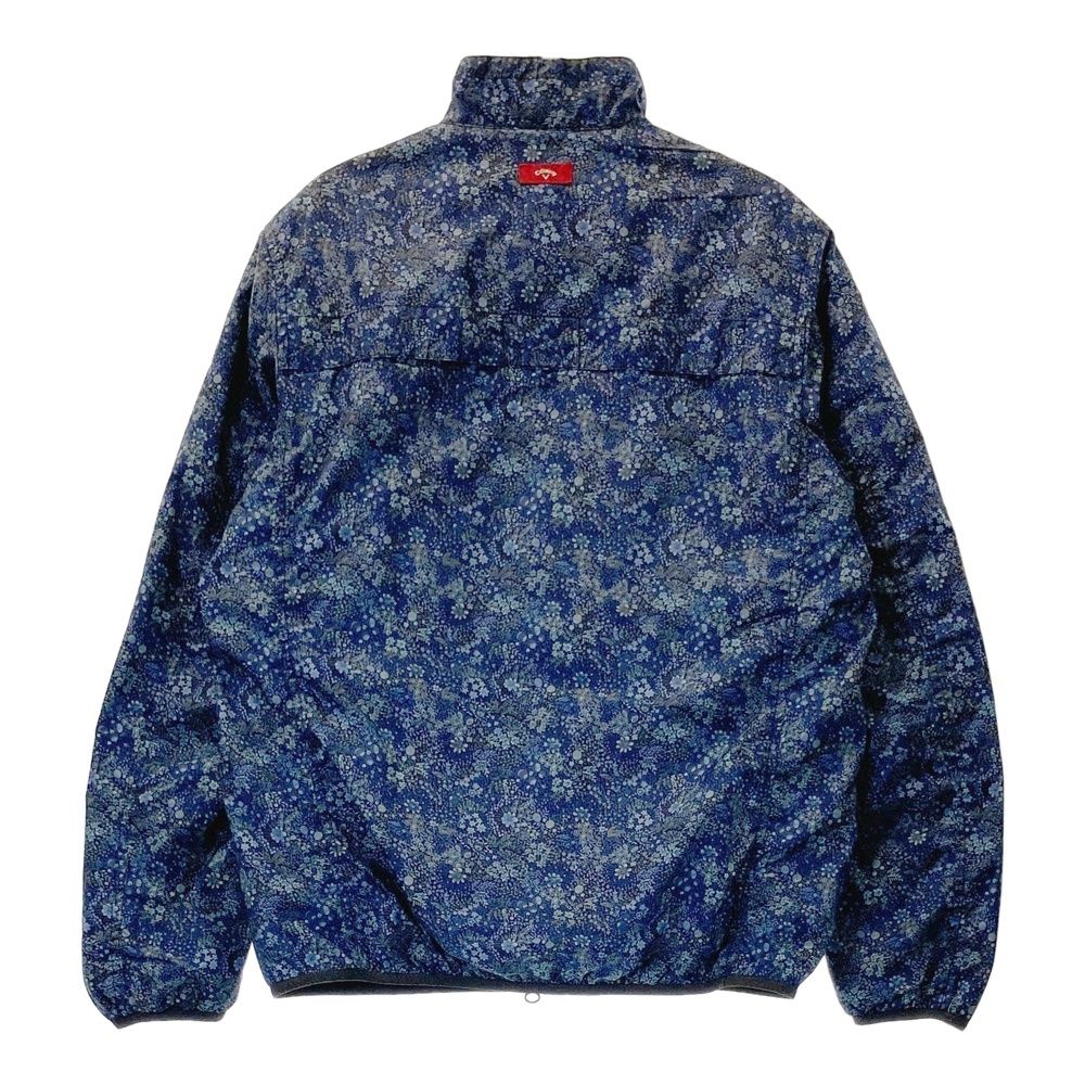 サイズ M CALLAWAY キャロウェイ レッドレーベル 蓄熱 ジップジャケット 花柄 ネイビー系 240101475101 ゴルフウェア メンズ ストスト