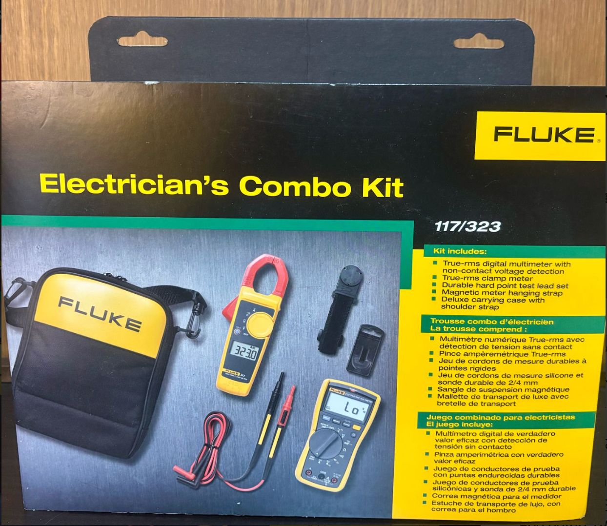 ! FLUKE 117|323 マルチメーター-クランプ コンポ キット