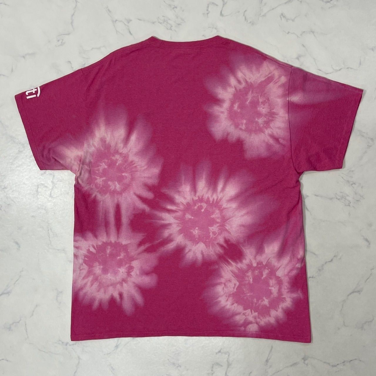 半袖Tシャツ アート プリント クルーネック 大きいサイズ 一点物 古着 