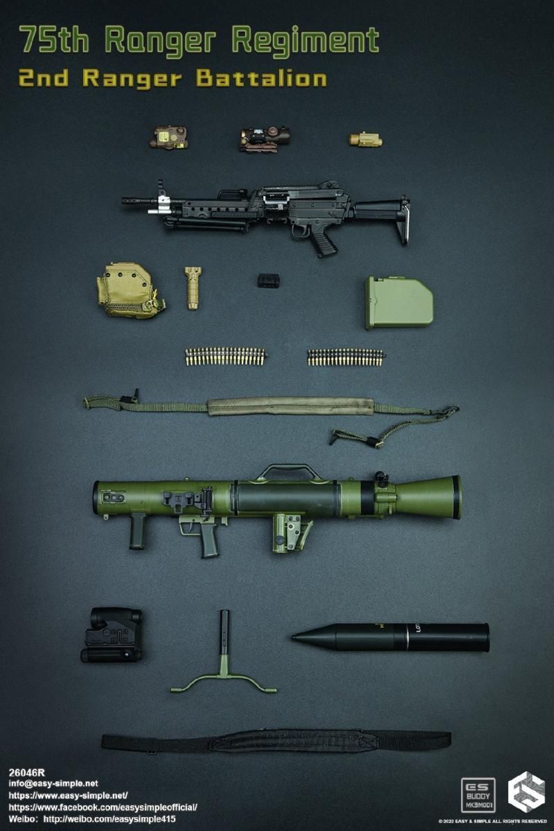 EASY&SIMPLE 1/6 メリカ陸軍 第75レンジャー連隊 第2レンジャー