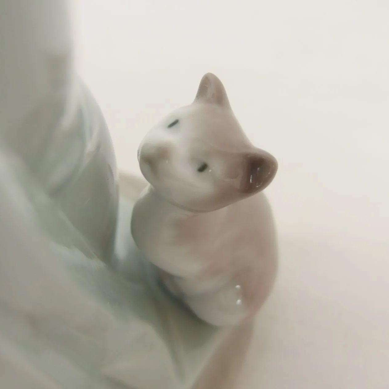 LLADRO リヤドロ 【少女と猫 私のことも忘れないで】フィギュリン 陶器 