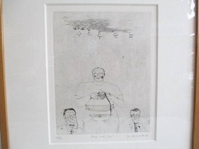 other - 山本容子 初期版画作品「Peep & Peel」1979年 山本容子 初期版画作品「Peep & Peel」1979年