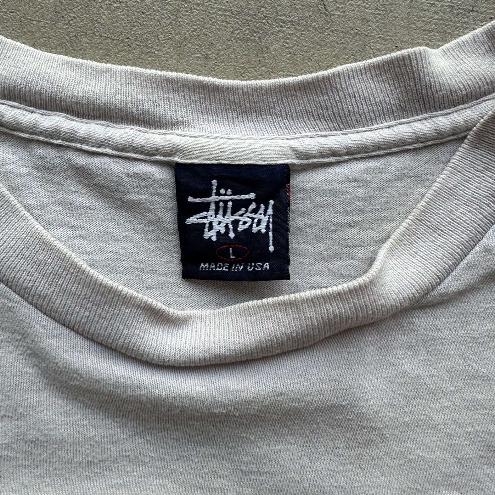 90s OLD STUSSY/ナイフデザイン/L/USA オールド ステューシー