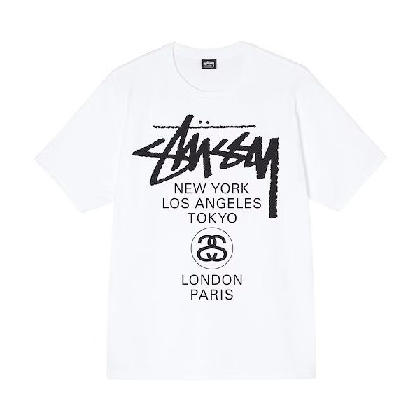 STUSSY ステューシー ワールドツアー 迷彩 Tシャツ 多数出品中！