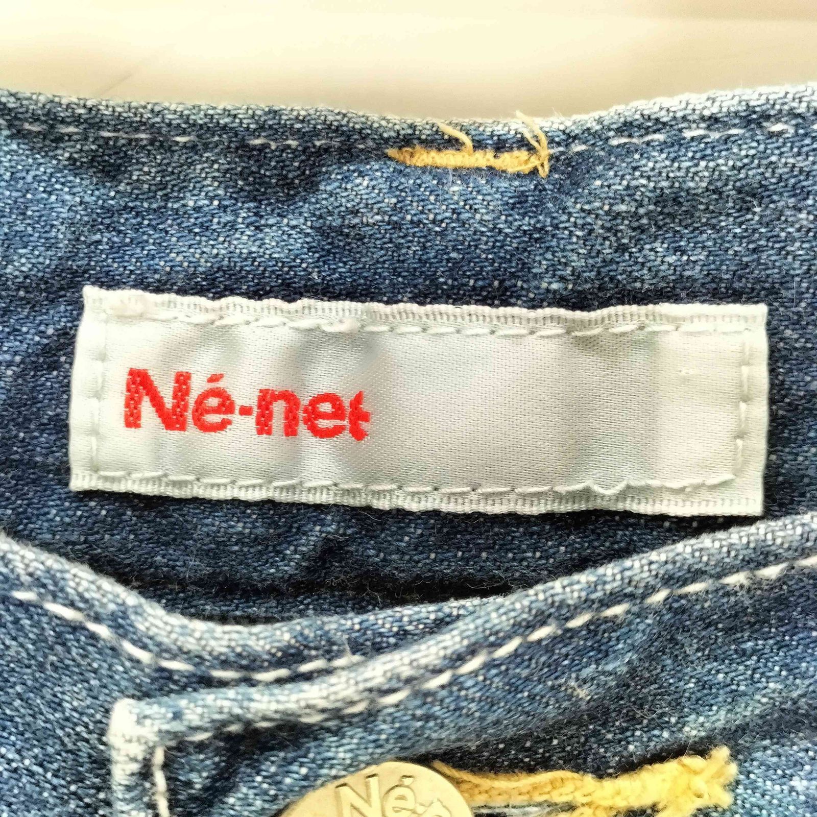 ☆専用☆タグ付新品/Ne-net/ネネット/セルビッチパッチワークデニム☆ 良品 Ne-net ネネット セルビッチ パッチワーク デニム ジーンズ