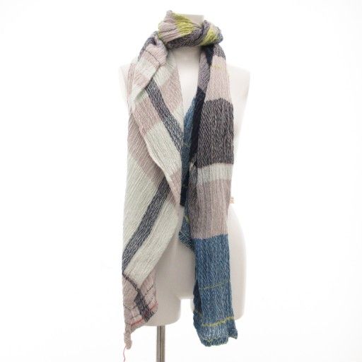 tamaki niime 大判ストール roots shawl BIG wool｜tamaki niime 玉木新雌