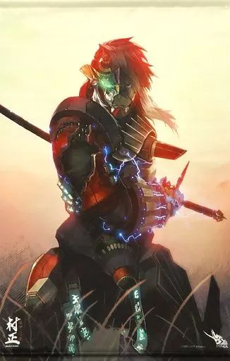 【希少】装甲悪鬼村正 5周年記念 B2 タペストリー 湊斗 景明 ニトロプラス 中古】タペストリー 湊斗景明 五周年記念B2タペストリー 「装甲