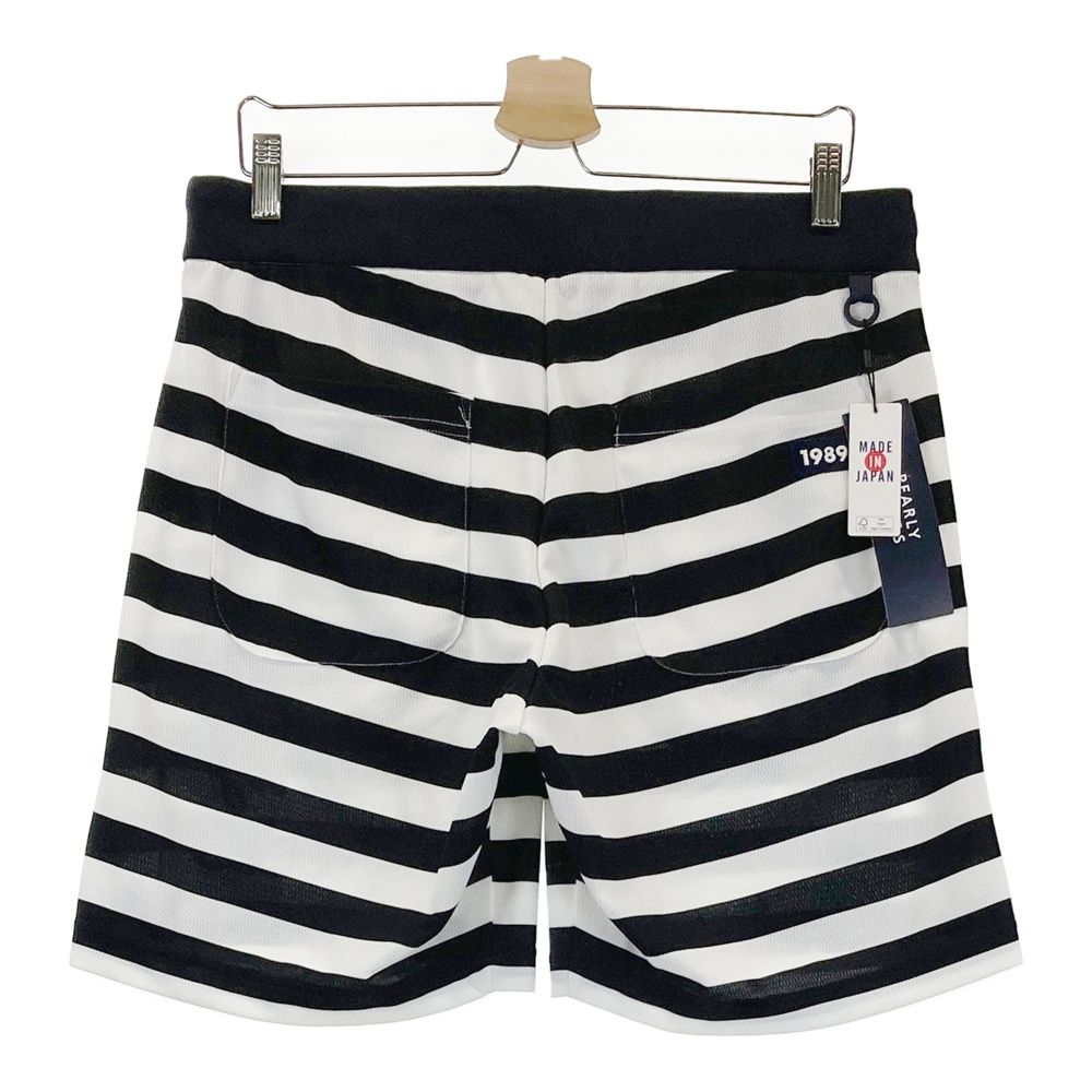 サイズ 6 PEARLY GATES パーリーゲイツ 053-3132419 ハーフパンツ ボーダー ネイビー系 240101531350 ゴルフウェア メンズ ストスト