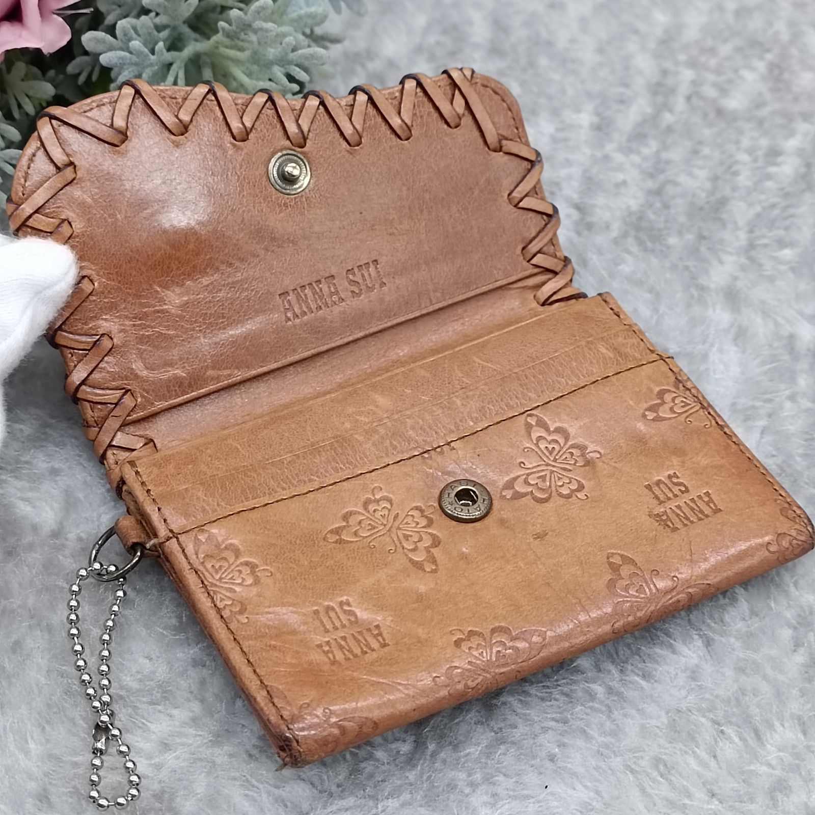 ANNA SUI 》 アナスイ アンジェリーナ パスケース カード入れ 定期入れ 