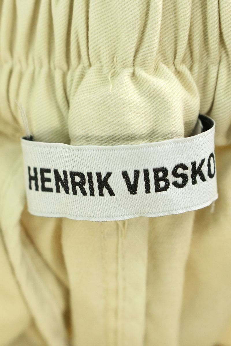 ヘンリックヴィブスコフ HENRIK VIBSKOV 20SS コットンロングパンツ