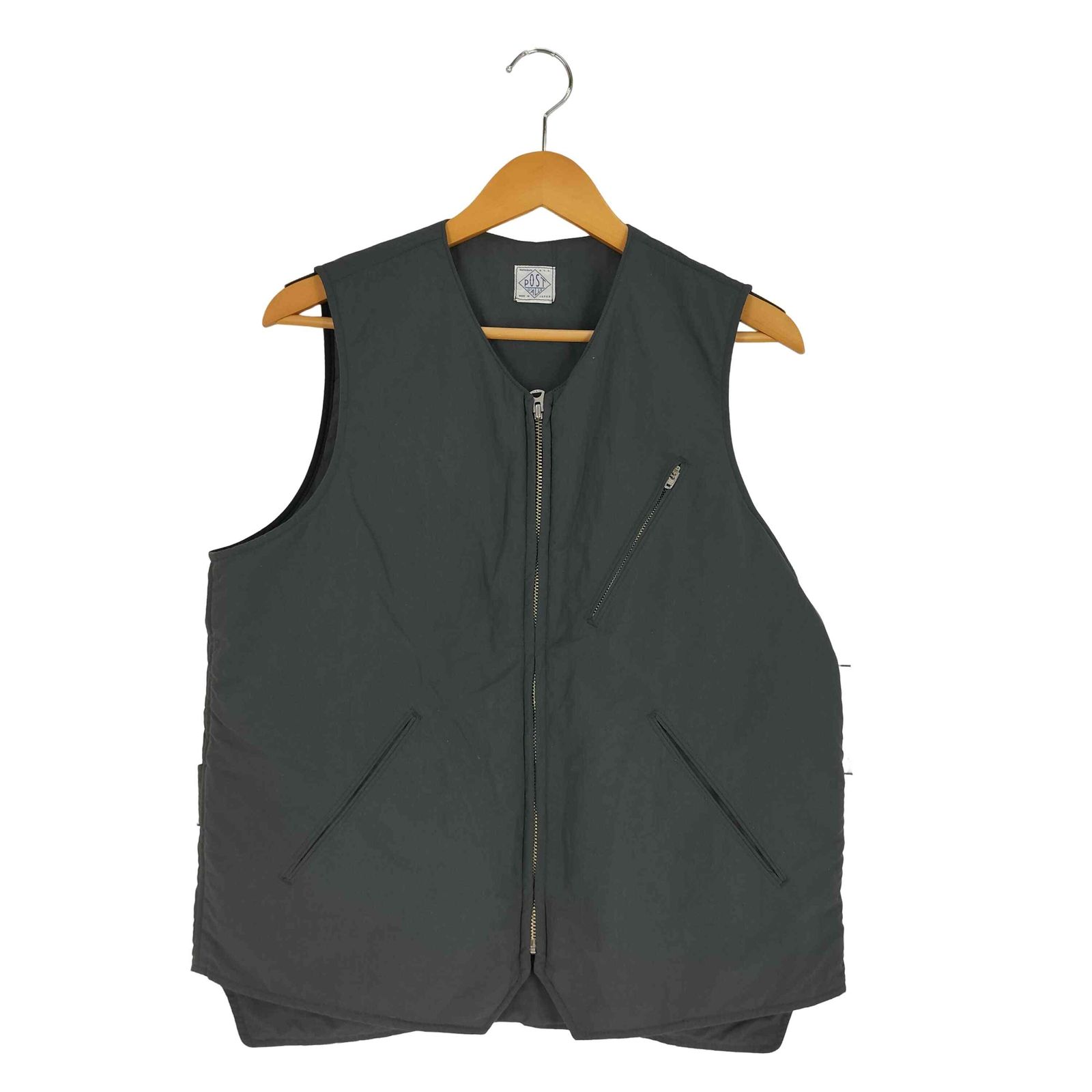 POST OVERALLS(ポストオーバーオールズ) USA製 NORTH WEST VEST ノース ウェスト ベスト TALONジップ メンズ import：XS 【中古】【ブランド古着バズストア】 ポストオーバーオールズ POST OVERALLS NORTHWEST VEST ノースウエスト