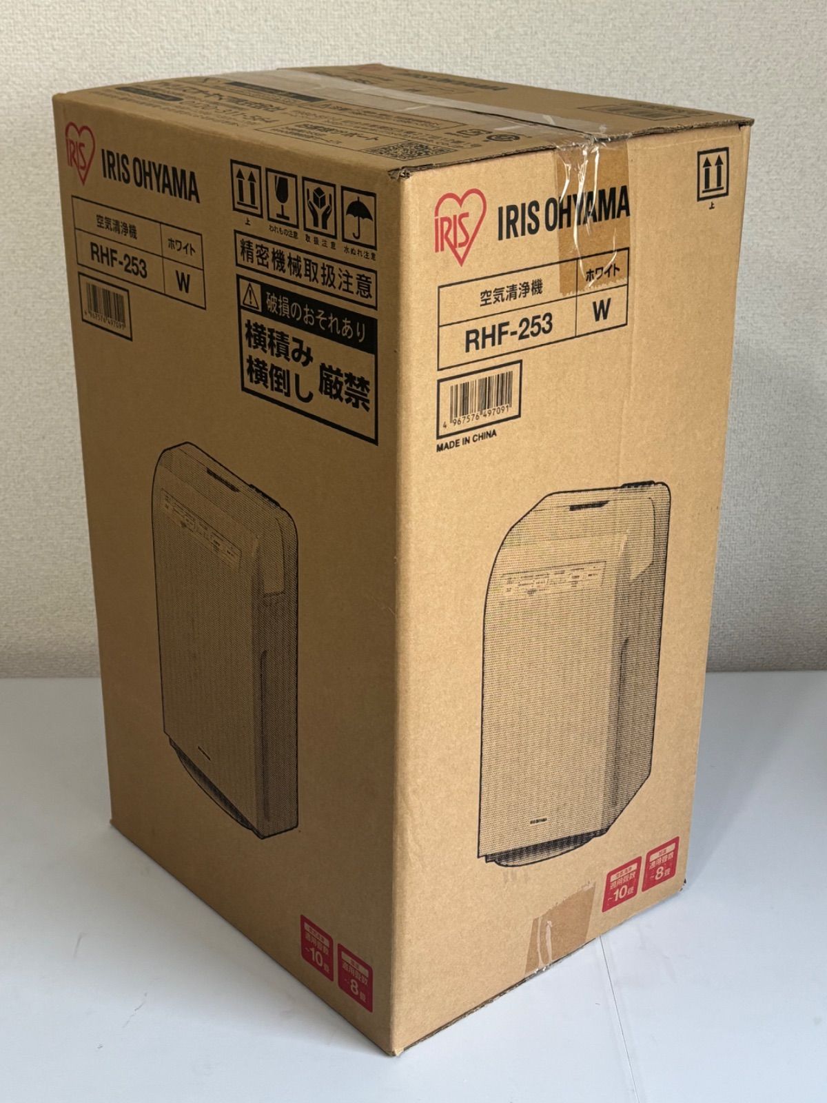 新品未開封品 IRIS アイリスオーヤマ 加湿空気清浄機【適用畳数