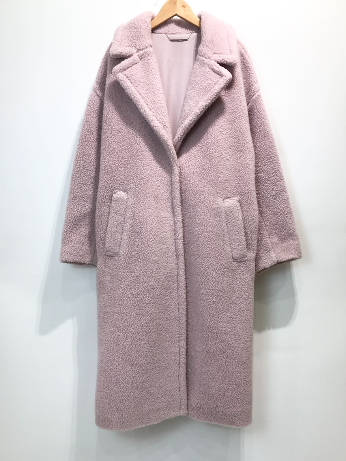 Mila Owen バックベルトデザインビッグボアコート ピンク 09WFC184103 