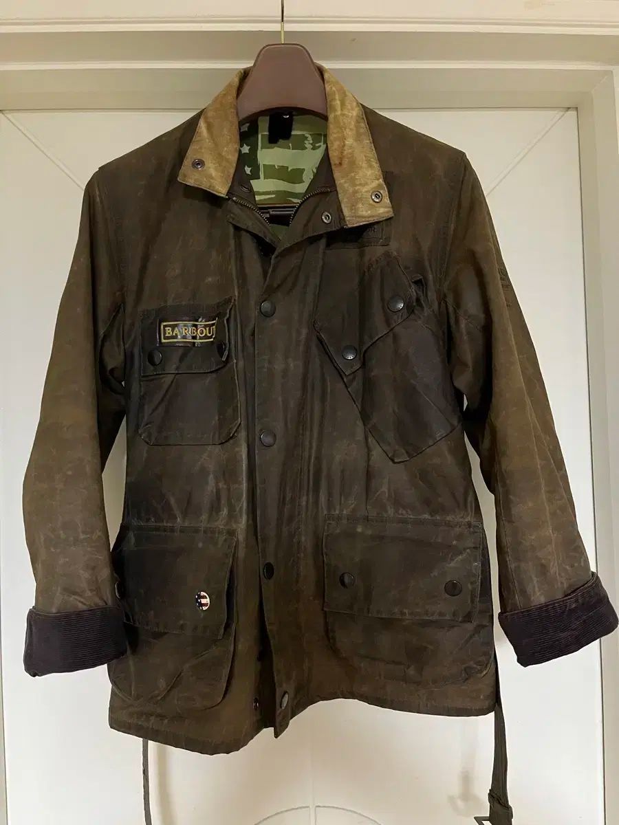 【雷市場（ポンジャン）商品韓国直送】 BARBOUR INTERNATIONAL(バブアーインターナショナル) スティーブ マックイーン アンティーク M