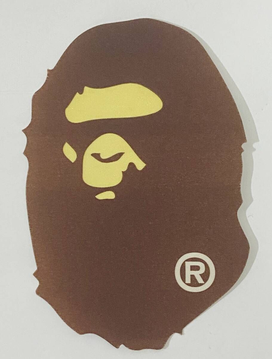 A BATHING APE ラグ 猿の顔プリント A BATHING APE (ア ベイシング エイプ) BAPE HOME 猿顔