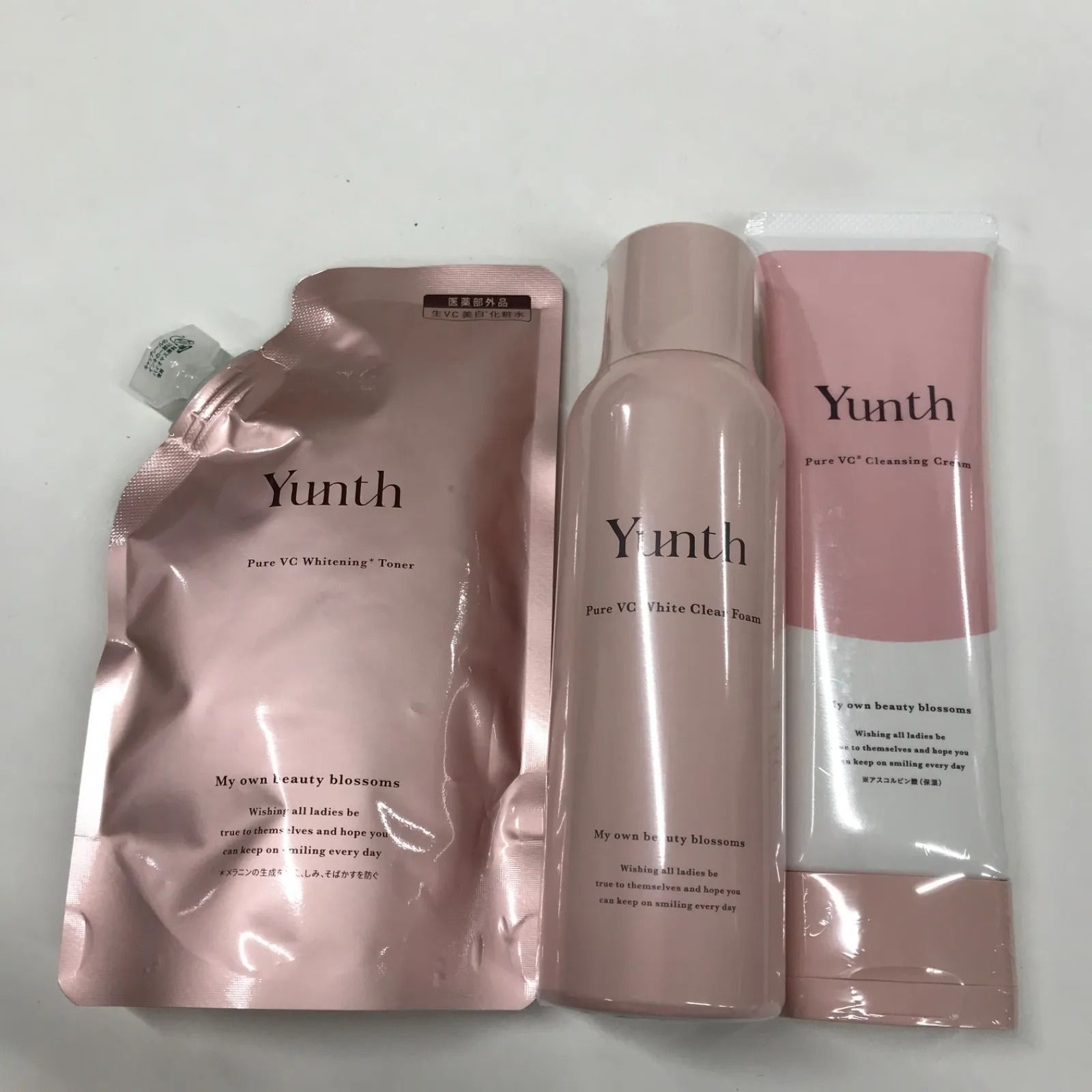 Yunth 生VC美白美容液 クレンジングクリームセット☆ ユンス 美容液