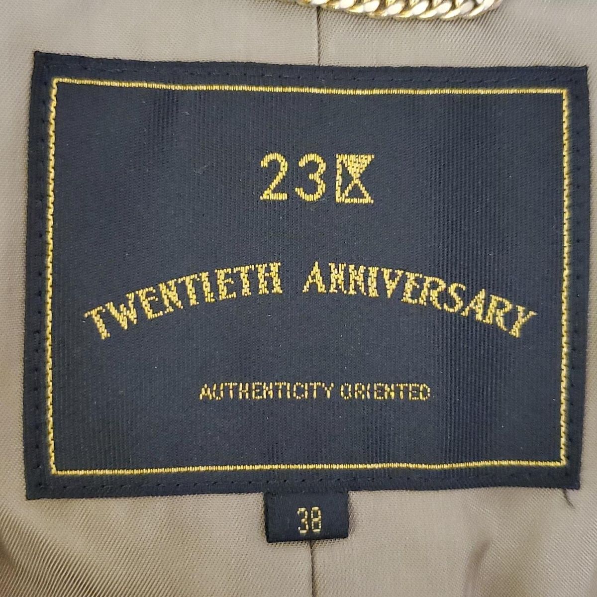 一度のみ使用 23区 ニジュウサンク コート サイズ38 M レディース - ベージュ 長袖 秋 冬 爽やかな