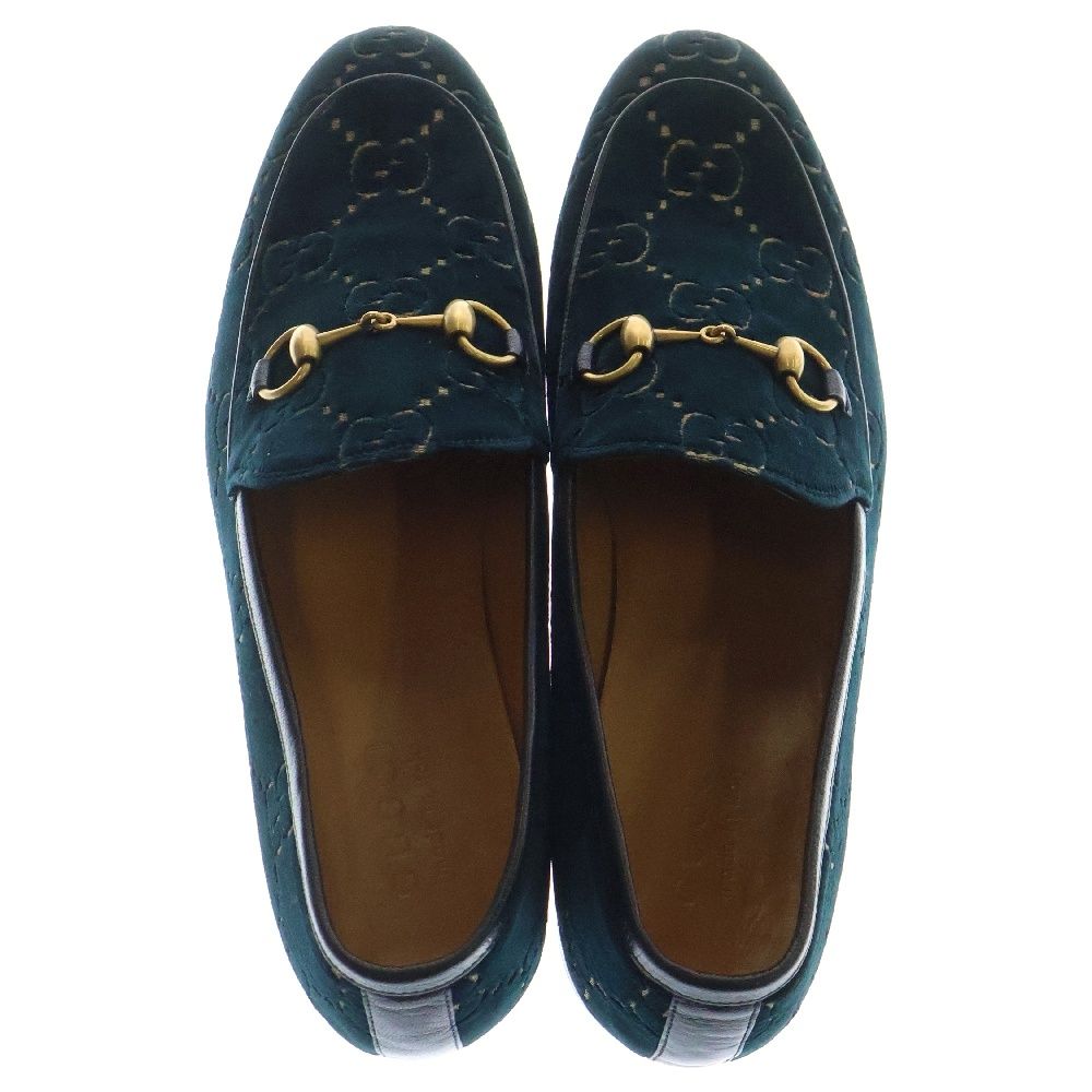GUCCI ヨルダーン GGベルベット ローファー Men's Gucci Jordaan loafer in black GG velvet | GUCCI® US