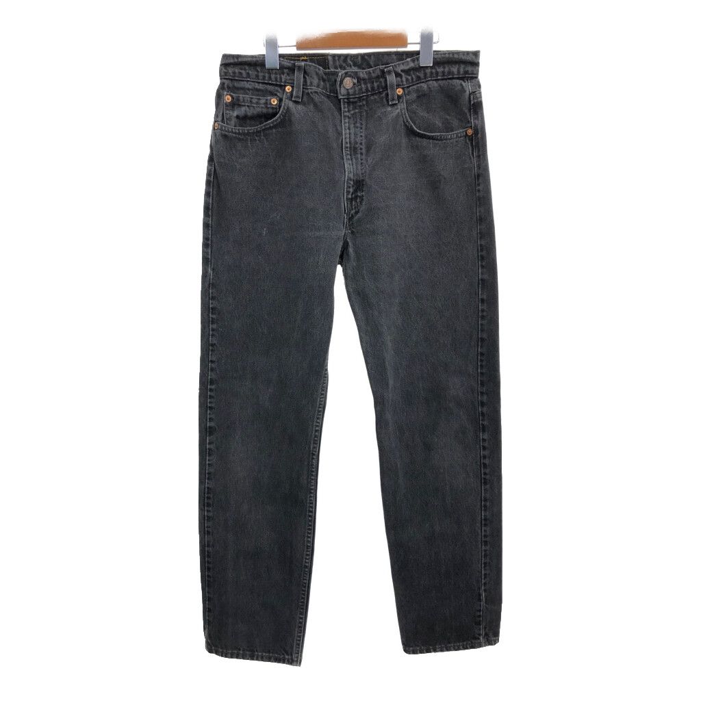 90年代 USA製 Levi's リーバイス 505-0260 デニムパンツ ブラック (メンズ W36 L32)  古着 R5348