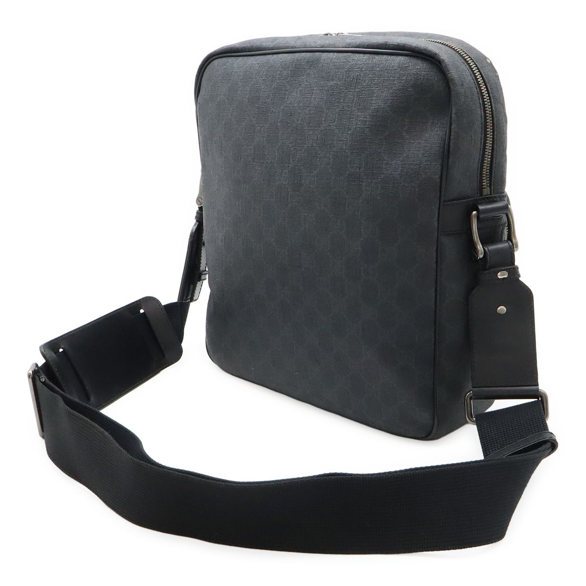 GUCCI グッチ GGスプリーム ショルダーバッグ 斜め掛け PVC