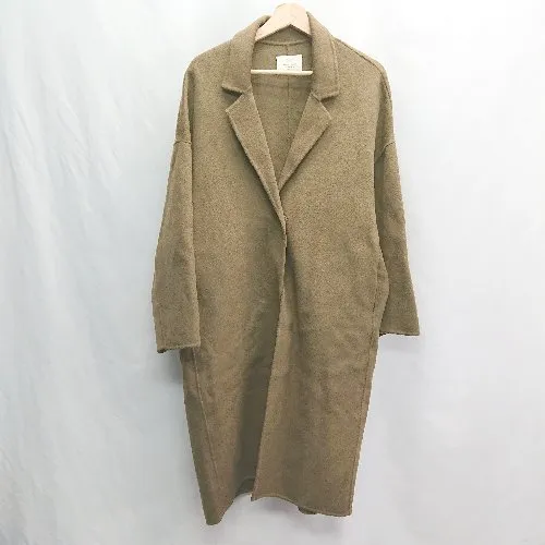 Unpeu Femme アンプーファム ボア付きジャケット ウール　ブラック　黒 Aunt Marie's（アントマリーズ） ブルゾン アウター ウールライク