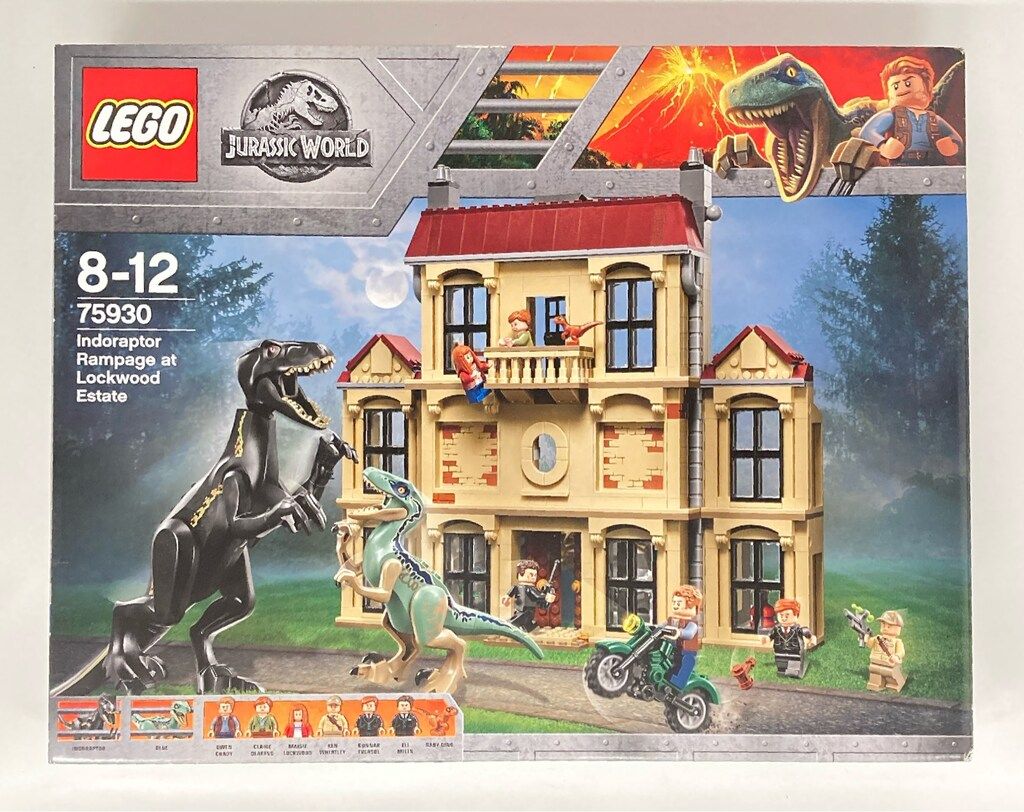 LEGO BUILDING TOY INDORAPTOR RAMPAGE AT LOCKWOOD ESTATE 75930