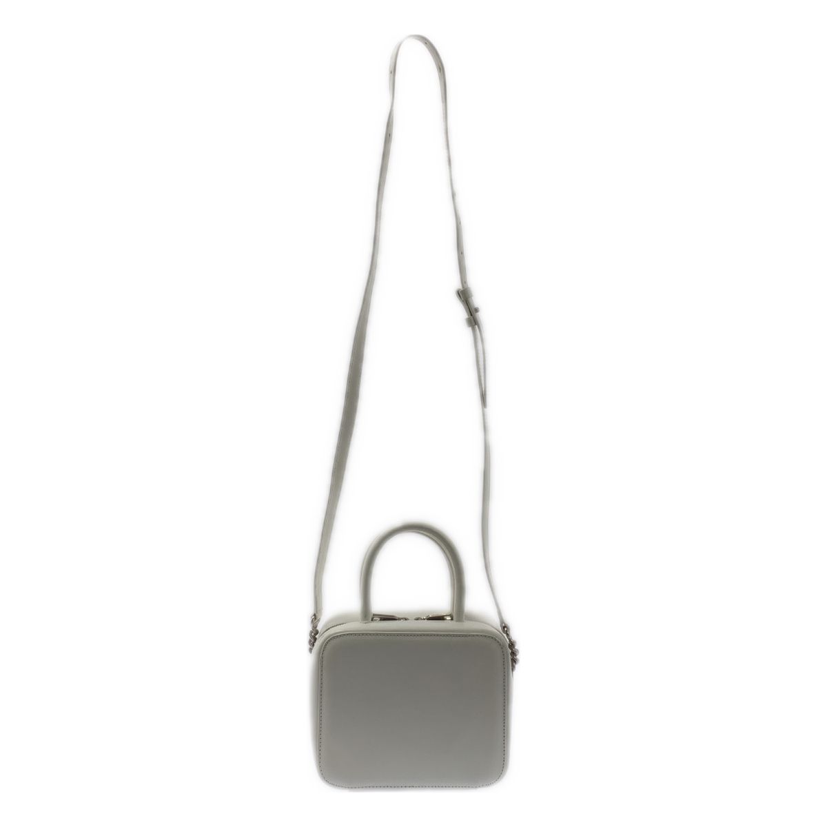 【美品】  Michino Paris / ミチノ パリ | 2way HELLO ロゴ ピカルバッグ スモール ショルダーバッグ | ホワイト | レディース 美品】 Michino Paris / ミチノ パリ | 2way HELLO ロゴ ピカルバッグ
