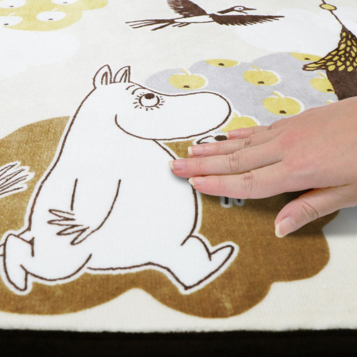 キッチンマット ムーミン アウリンコ インテリアマット 45×240cm （ 45cm 240cm 滑り止め 床暖房対応 ホットカーペット対応 洗える おしゃれ キッチン マット 台所マット キッチン用マット キッ