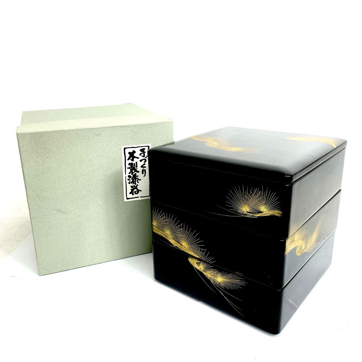 会津塗 重箱 三段重 会津塗 三段重箱 会津塗 玉虫六五