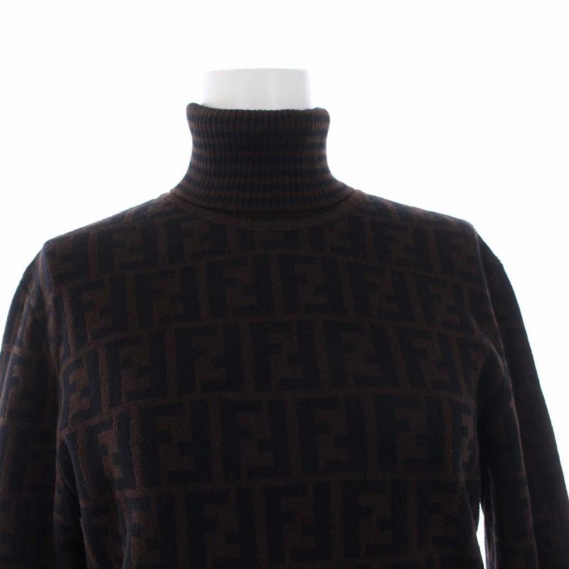 フェンディ FENDI ヴィンテージ ズッカ柄 長袖 ニット セーター