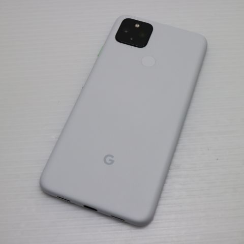新品同様 SIMフリー Google Pixel 4a (5G) 128GB ホワイト 即日