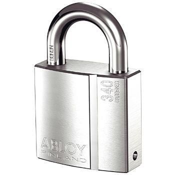 南京錠 PL340N-25 PADLOCK クロームメッキ ABLOY アブロイ 施設 現場 セキュリティ 防犯 カギ 鍵