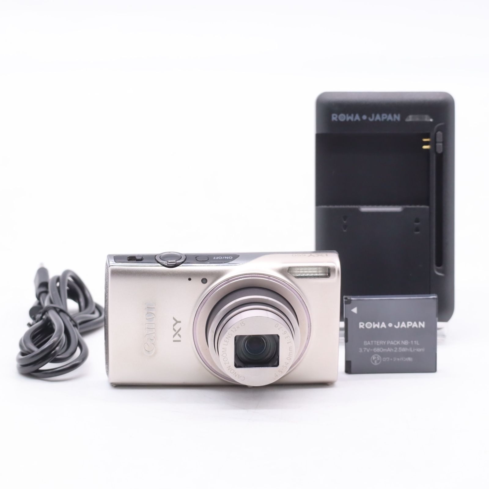 CANON IXY700ジャンク品192 デジタルカメラ「IXY 650」（ブラック