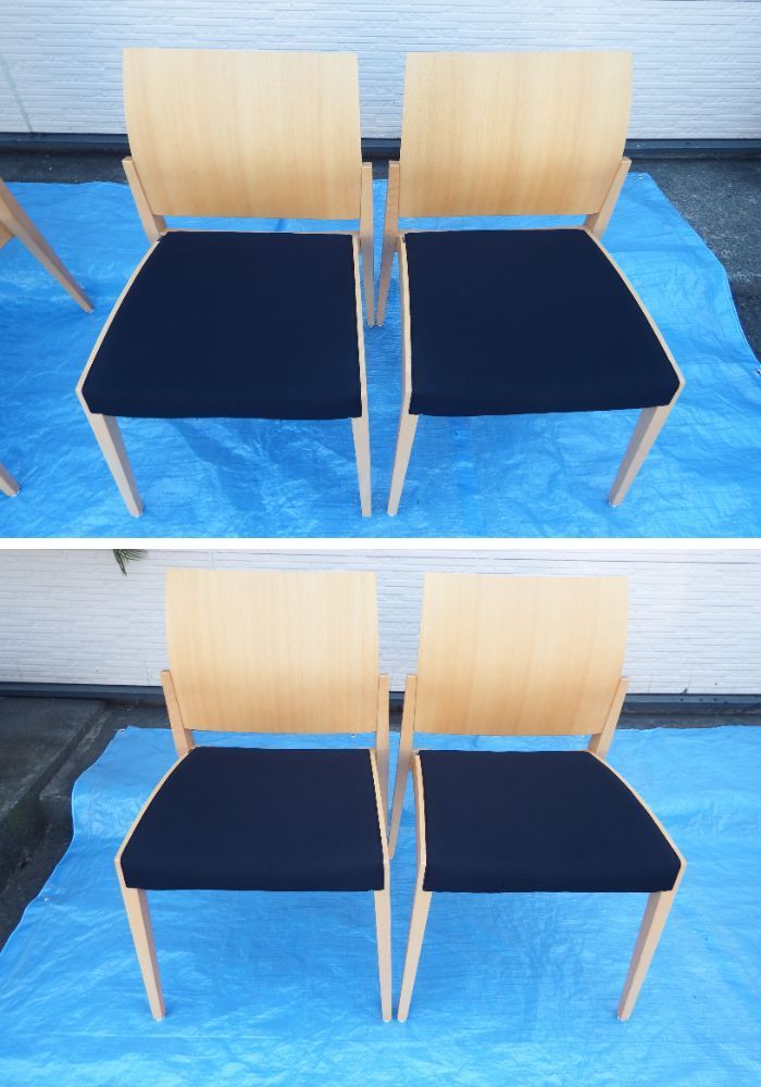 引取り 4脚おまとめ オカムラ セロー チェア 8149WZ-FL87 椅子 S0313