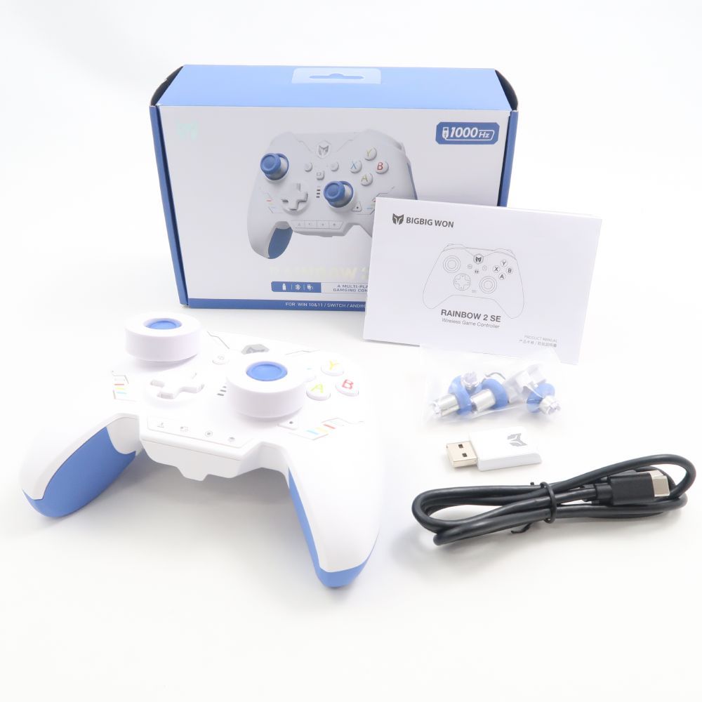 美品 BIGBIG WON ビッグビッグウォン Rainbow 2 SE ワイヤレス ゲームコントローラー Xbox One APEX 無線 PC周辺機器 ゲーミング HU1394 