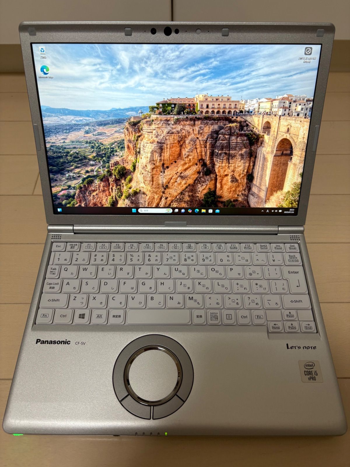 美品Panasonic CF-SV9 ノートPC 256GB 8GB　LTE ノートパソコン Windows 11 ssd256 8gb 良品/SIMフリー