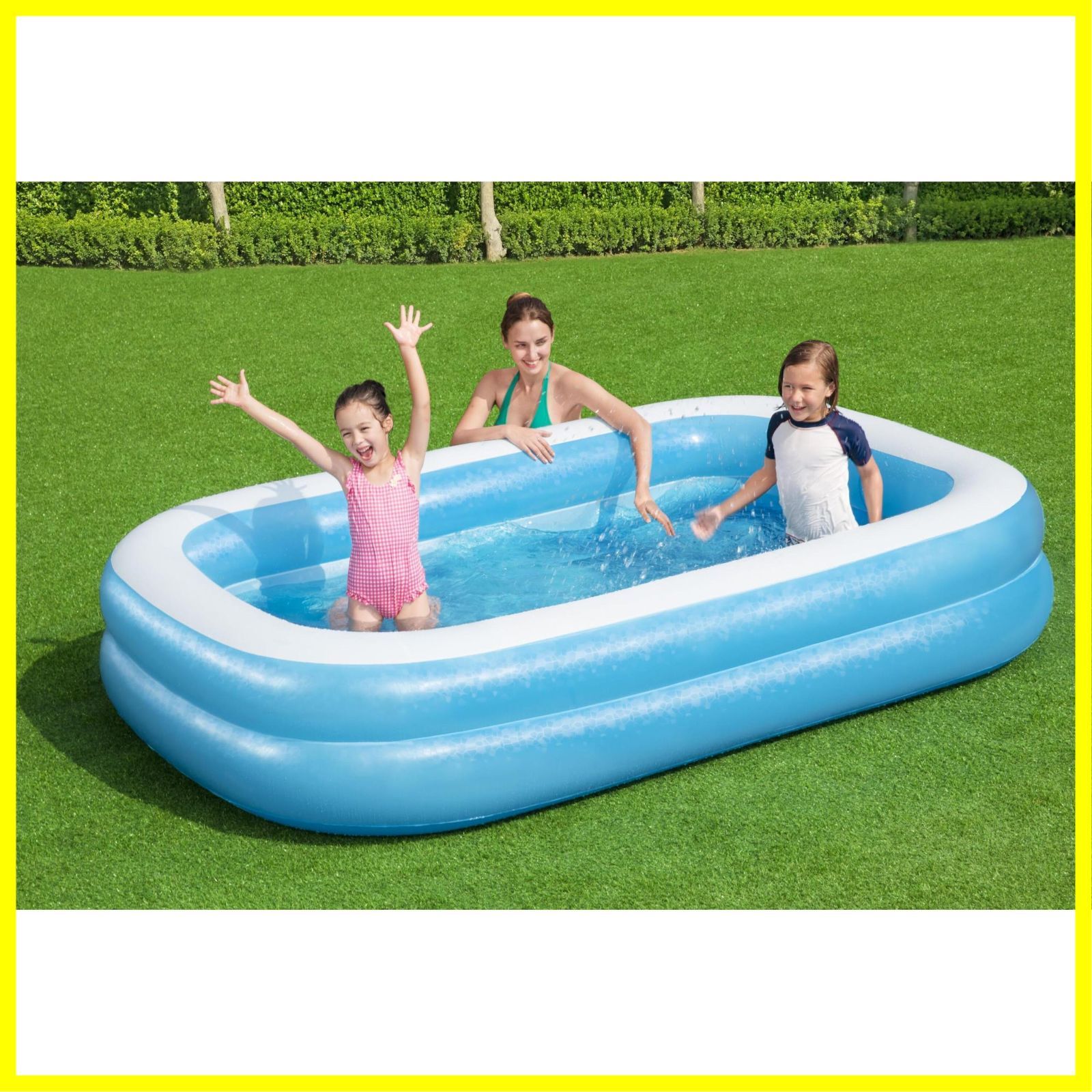 富士見産業 Bestway ファミリープール 262x175x51 cm 1054153XXX20 ブルー/ホワイト