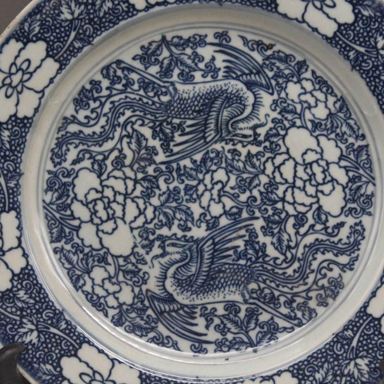 青花花鳥紋両耳瓶 景徳鎮 陶磁器 装飾品 現代工芸品 美術品 置物 清乾隆青花龍紋賞瓶 景徳鎮 陶磁器 装飾品 現代工芸品 美術品