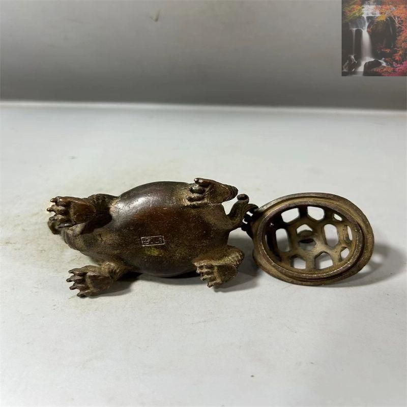 銅細工 竜亀香炉 置物 香道具 装飾品 工芸品 美術品 - メルカリ