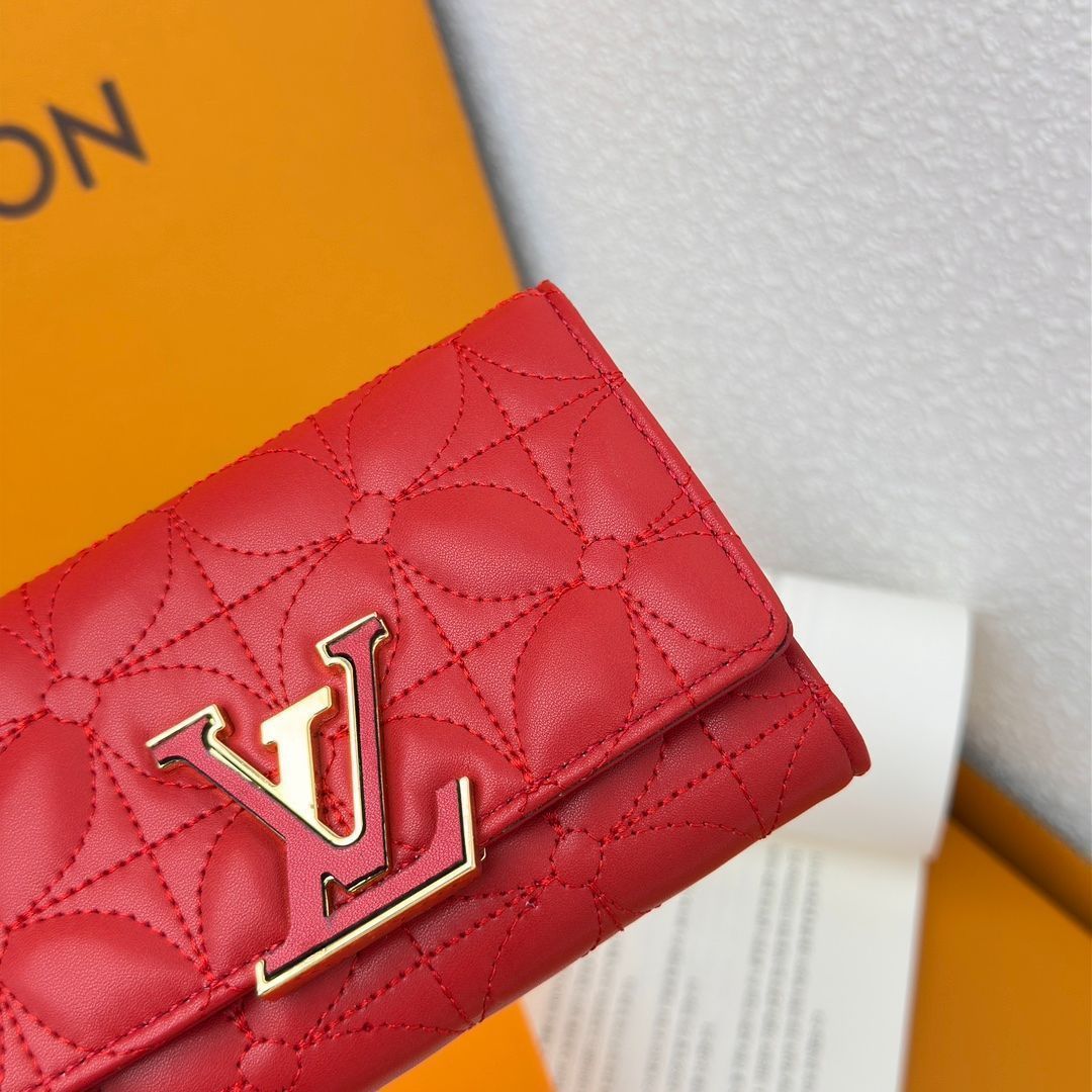 最終値下げ★Louis Vuitton 二つ折り財布 モノグラム/レッド 今日特価】M83666 Nano No? ウォレット, モノグラム刺繍, レッド