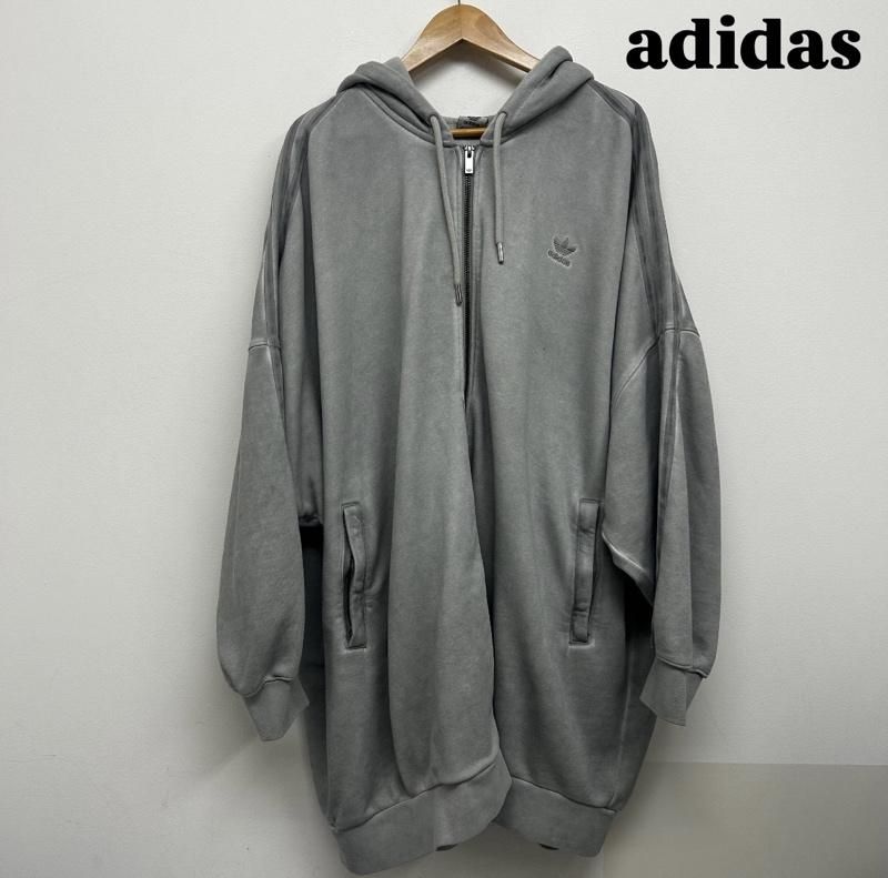 00s ジップパーカー y2k パーカー ピンク 短丈 ワンポイント 刺繍 古着